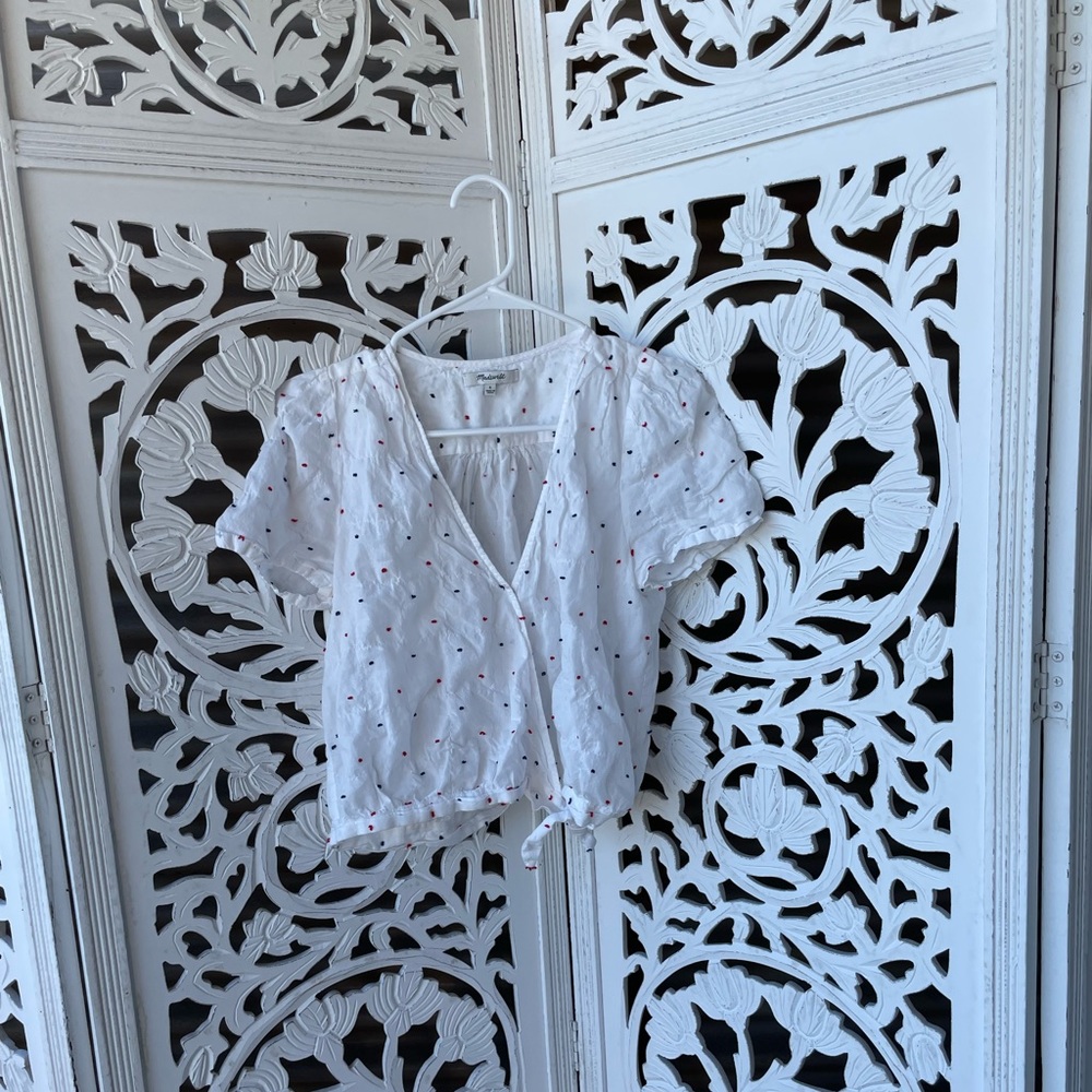 Madewell wrap top